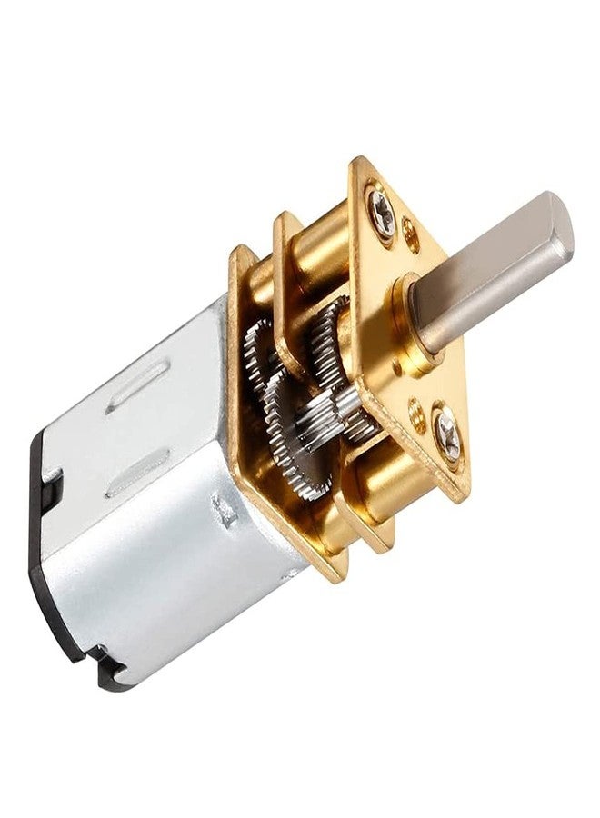 JING 12V 600RPM Miniature DC Gearwheel Gear Motor with Full Metal Gearbox Motor GA12-N20 Shaft for Robot Models, RC Cars, DIY Toys - (2 PCS) - Image 3